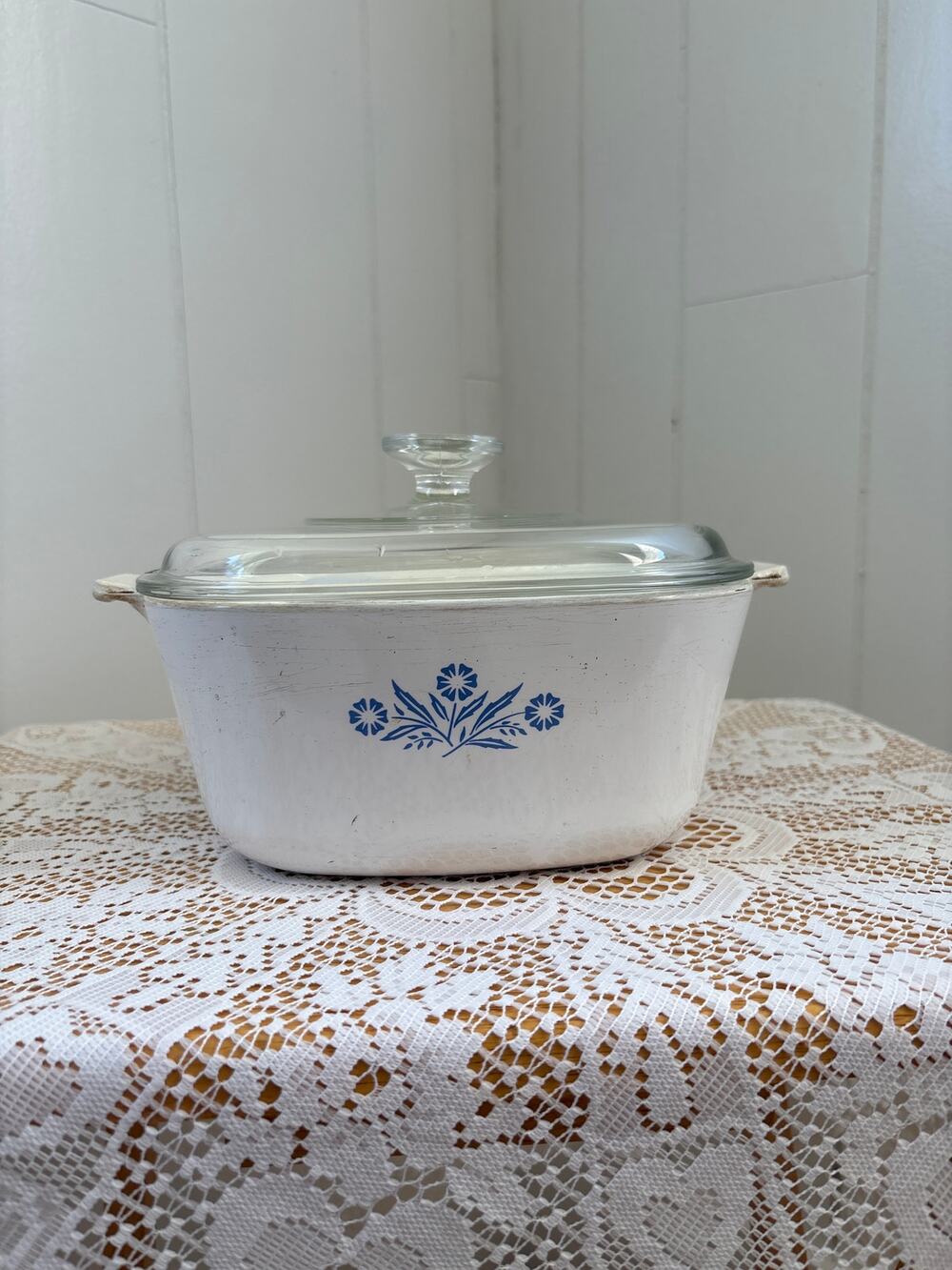 Vintage CorningWare “Cornflower Blue” 2.5 Quart Casserole Dish W/Lid